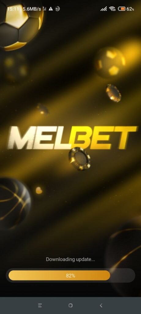 MelBet Android update - step 1