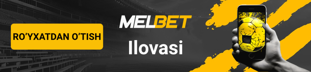 MelBet ilovasi sahifasi logotipi