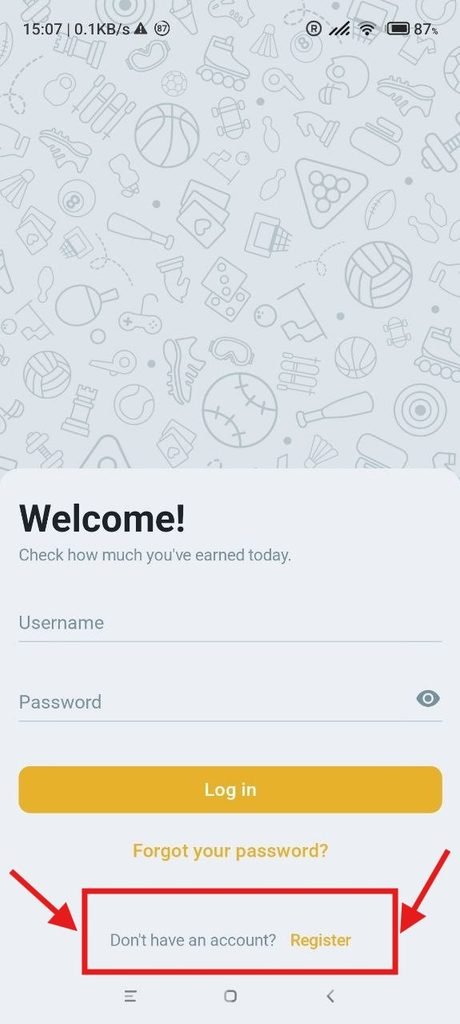 MelBet Affiliates registration in app
