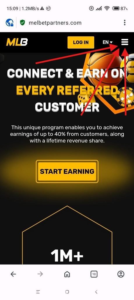 Official website of the MelBet affiliate program